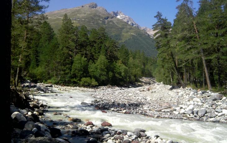 Mount Elbrus and Baksai Valley
